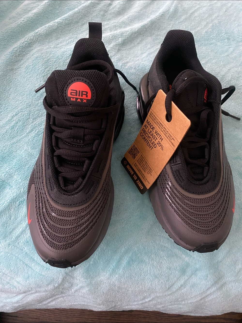Nike Air Max Men's Black with Red Accent Sneakers